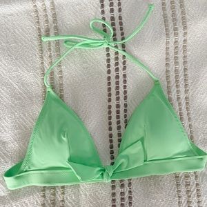 VS Tie Front Bikini Top